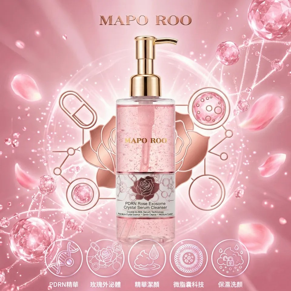 【MAPOROO】PDRN玫瑰外泌體微晶精華潔顏乳150ml 圖 5
