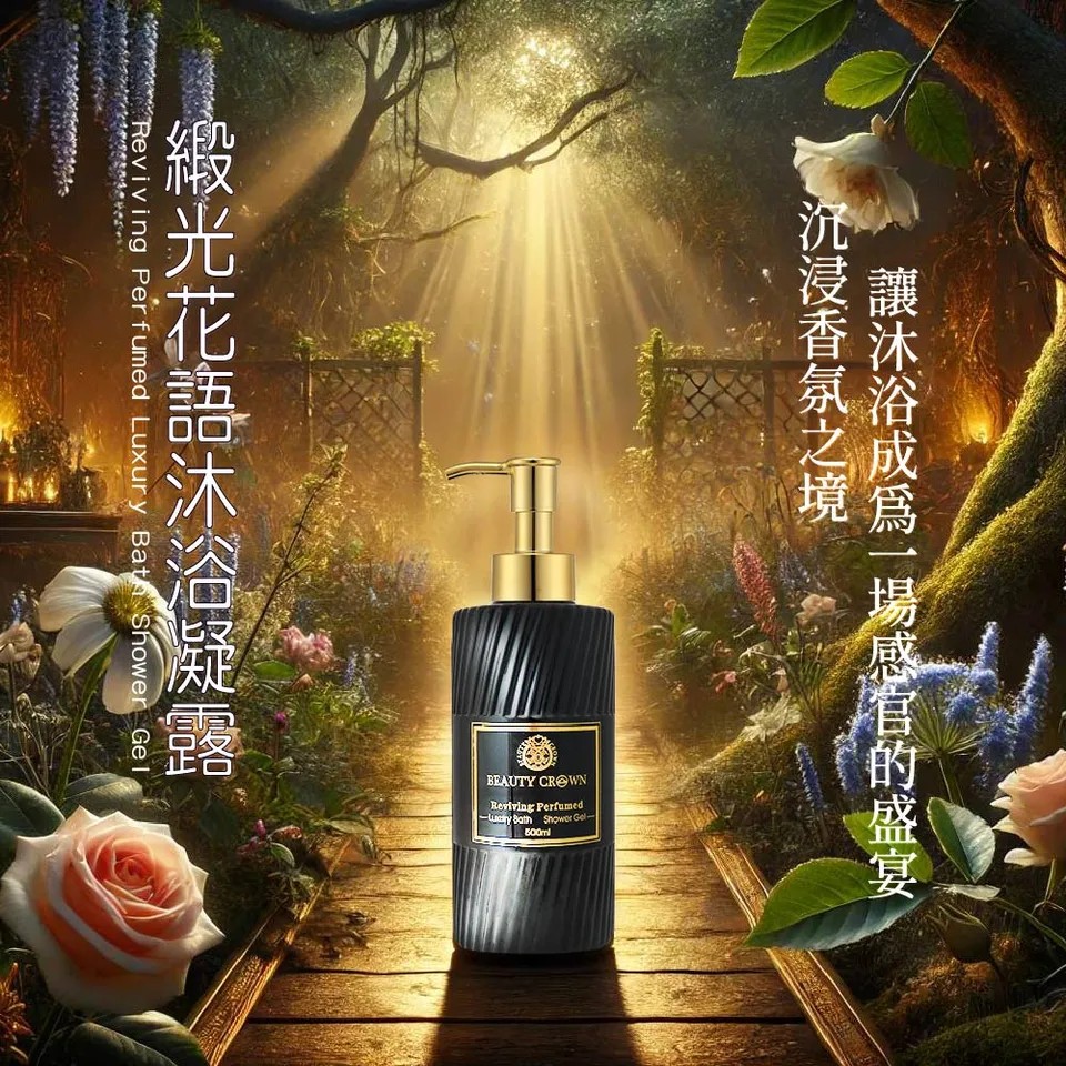【鈔級香】緞光花語沐浴露500ml 圖 2