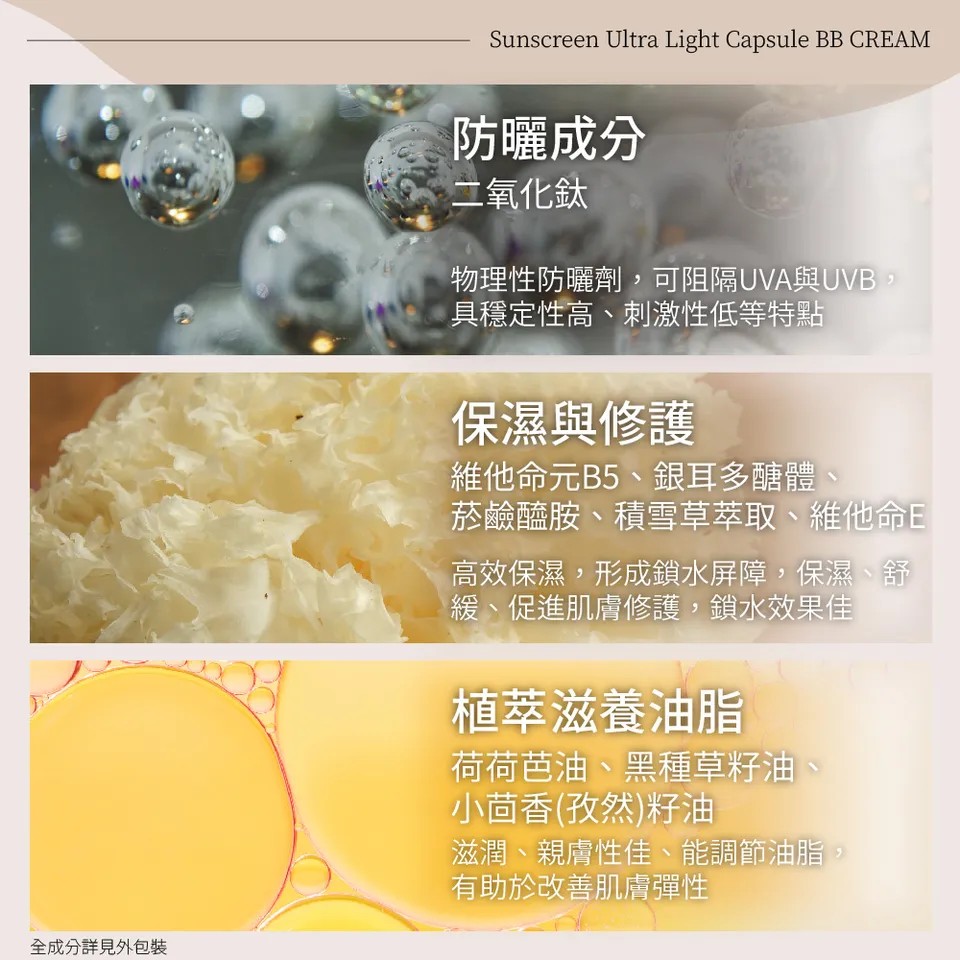 【BEAUTY CROWN】超輕盈防曬膠囊BB霜 0.5g×25粒 圖 8