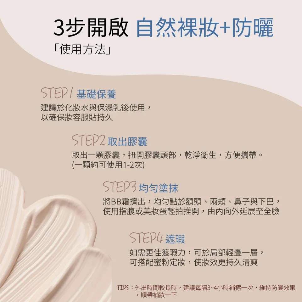 【BEAUTY CROWN】超輕盈防曬膠囊BB霜 0.5g×25粒 圖 9