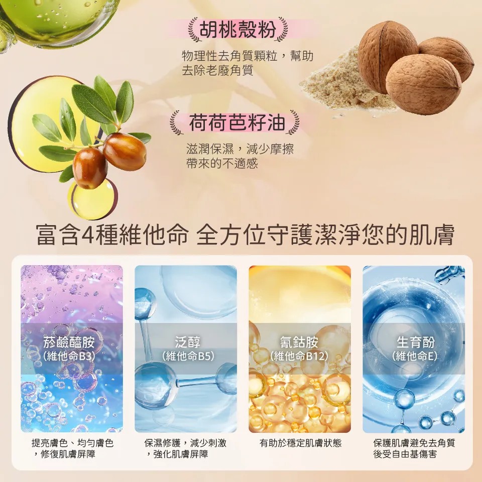【澳思萊AUS LIFE】玫瑰果拋光去角質凝膠 260ml 圖 8