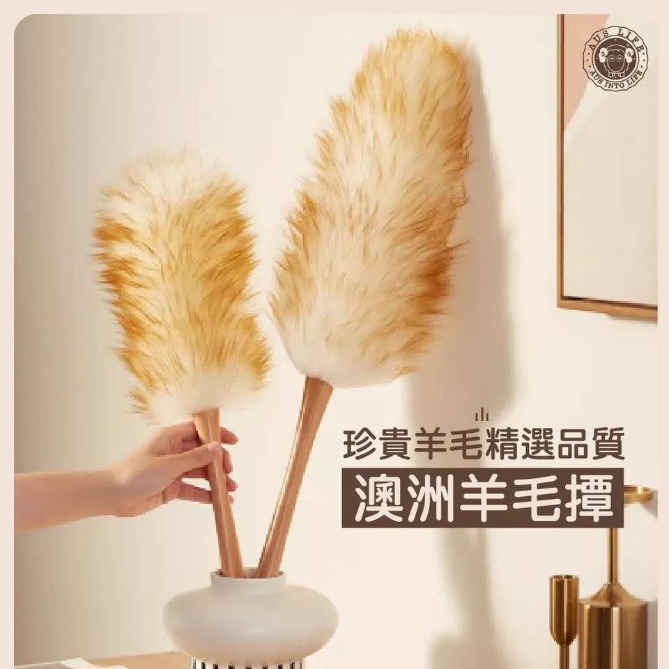 【澳思萊AUS LIFE】澳洲羊毛撢子（小）A35 圖 8