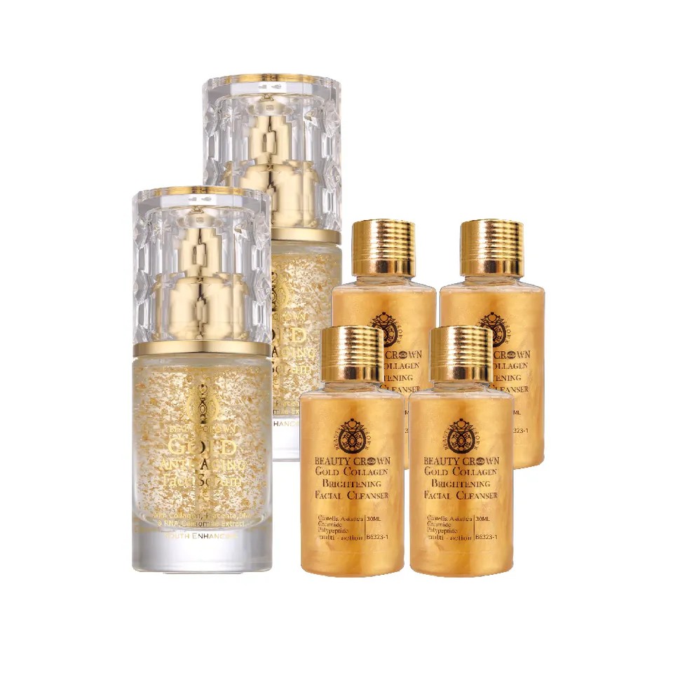 【BEAUTY CROWN】BC 24K靚白抗皺肌因賦活精華 35mlX2 + 黃金潔膚露 30mlX4 縮圖 1