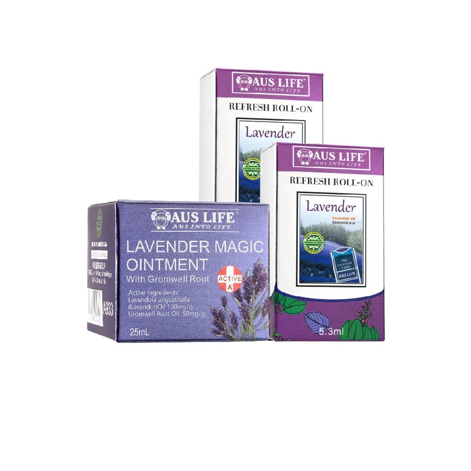 【澳思萊AUS LIFE】薰衣草滾珠舒緩霜 3入組 縮圖 1