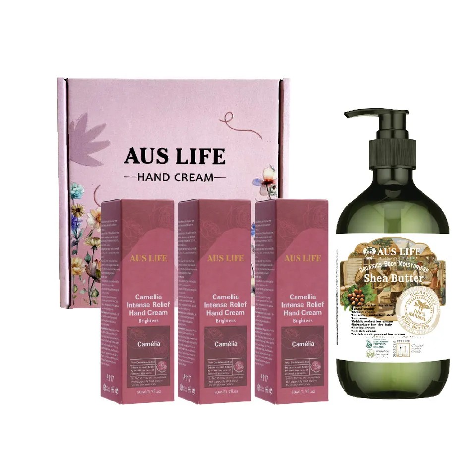 【澳思萊AUS LIFE】芳療精油護手霜及乳木果身體乳 4入組 圖 5