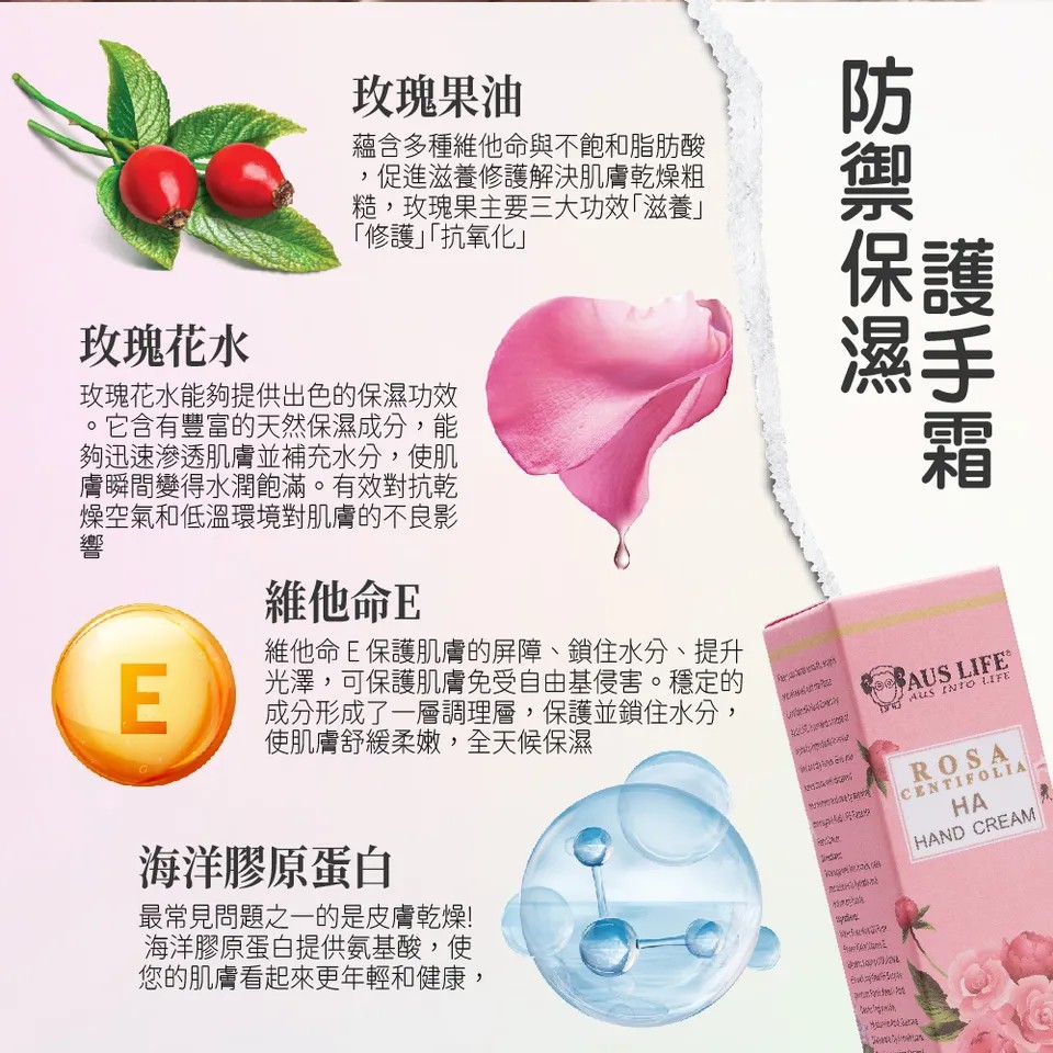 【澳思萊AUS LIFE】芳療精油護手霜及乳木果身體乳 4入組 圖 22
