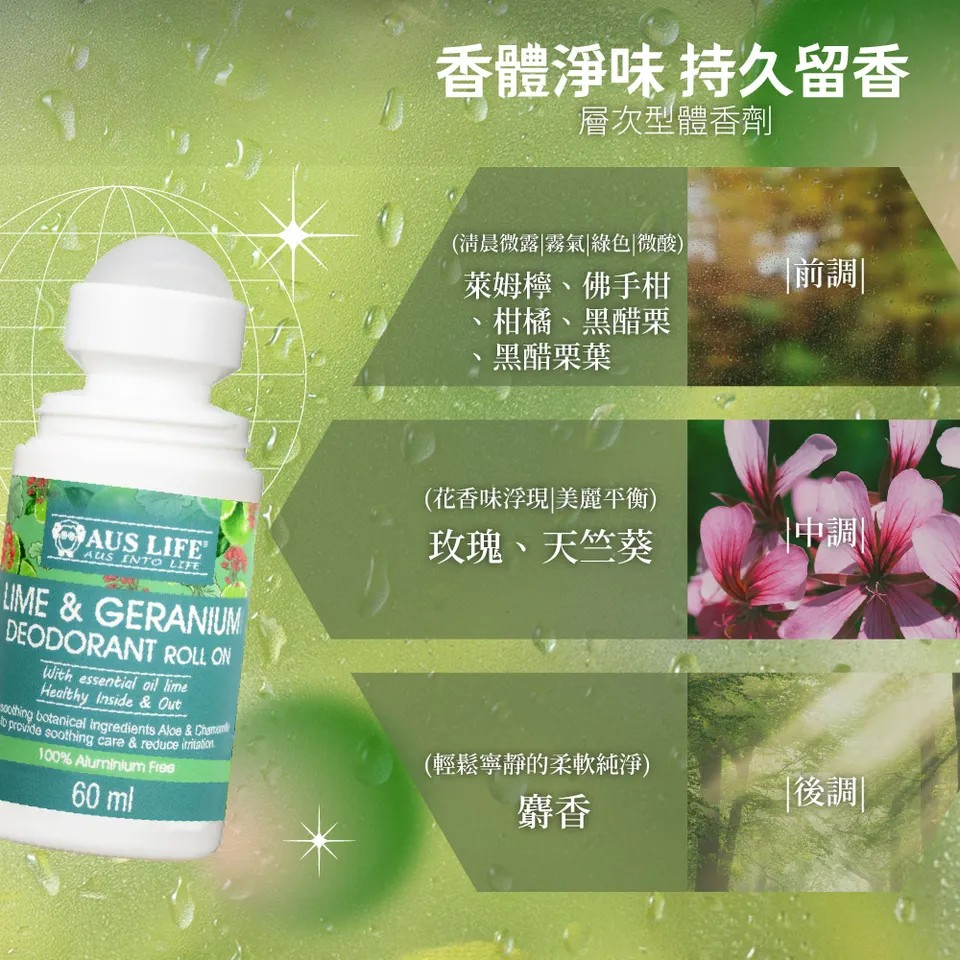 【澳思萊AUS LIFE】森林微露體香劑 60ml 圖 5