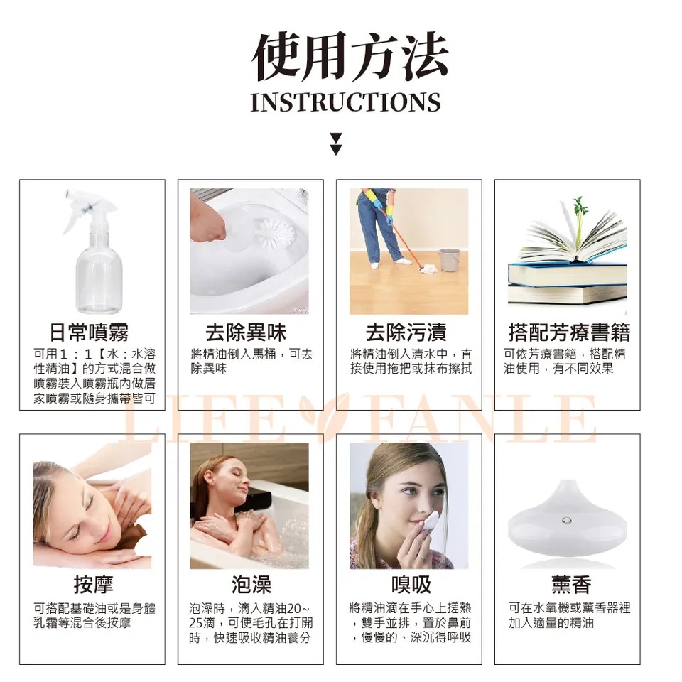 【LIFE FANLE】水溶性甜橙精油 200ml 圖 8
