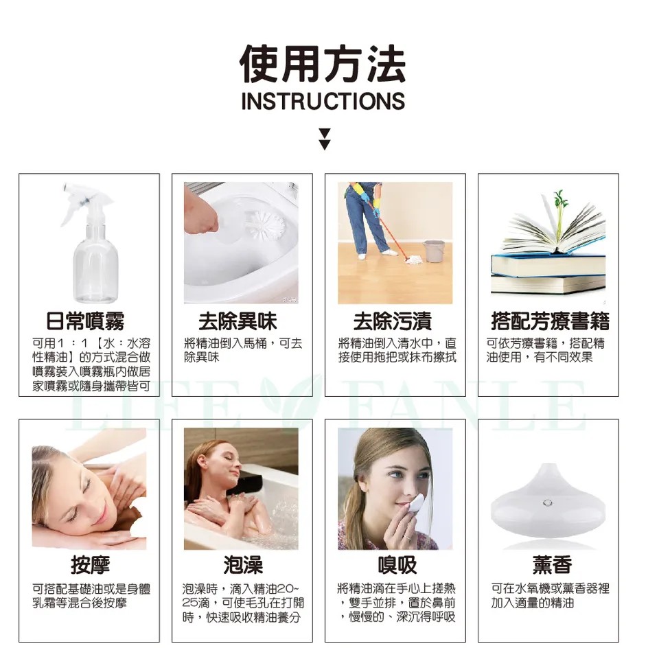 【LIFE FANLE】水溶性薰衣草精油 200ml 圖 8