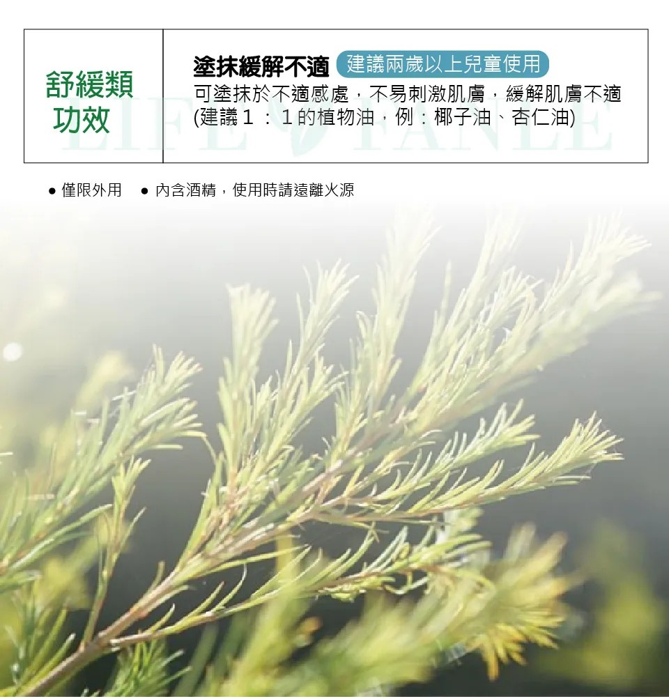 【LIFE FANLE】水溶性澳洲茶樹精油 200ml 圖 4