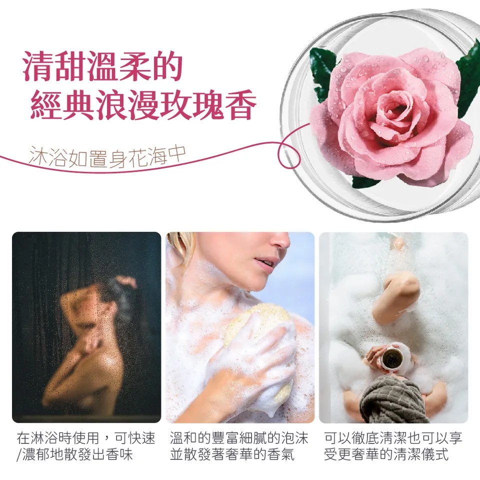 【MAPOROO】經典玫瑰奢華香水沐浴露 500ml 圖 9