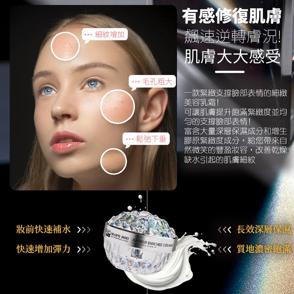 【MAPOROO】全能逆齡活顏澎潤霜 50g 圖 7