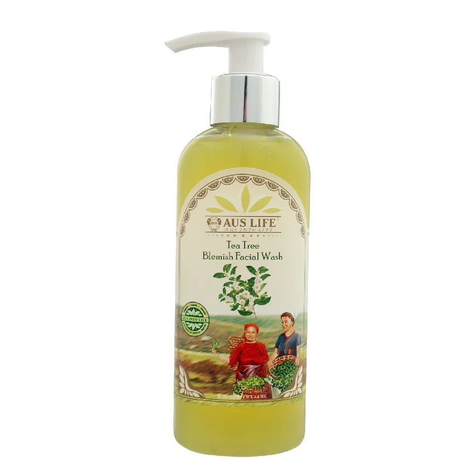 【澳思萊AUS LIFE】茶樹控油調理淨化潔面膠 200ml 縮圖 1
