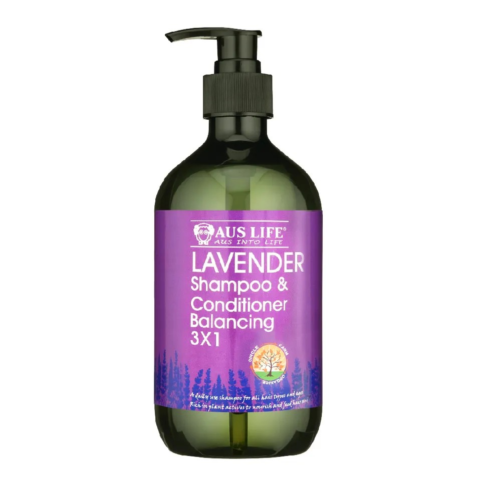 【澳思萊AUS LIFE】薰衣草活絡健康洗髮精 500ml 縮圖 1