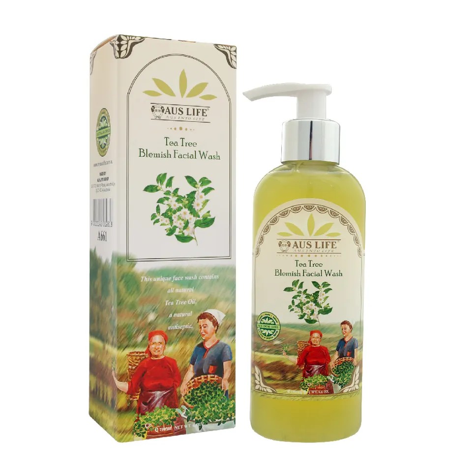 【澳思萊AUS LIFE】茶樹控油調理淨化潔面膠 200ml 圖 2