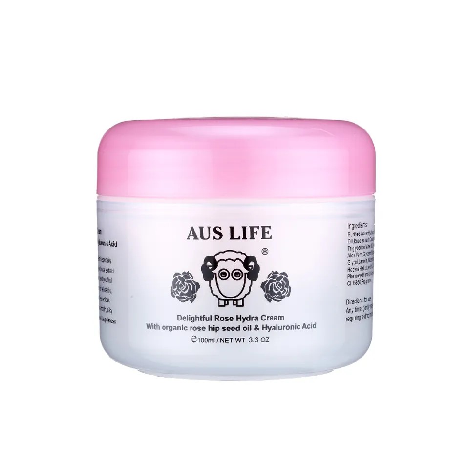 【澳思萊AUS LIFE】玫瑰柔嫩保濕綿羊霜 100ml 縮圖 1