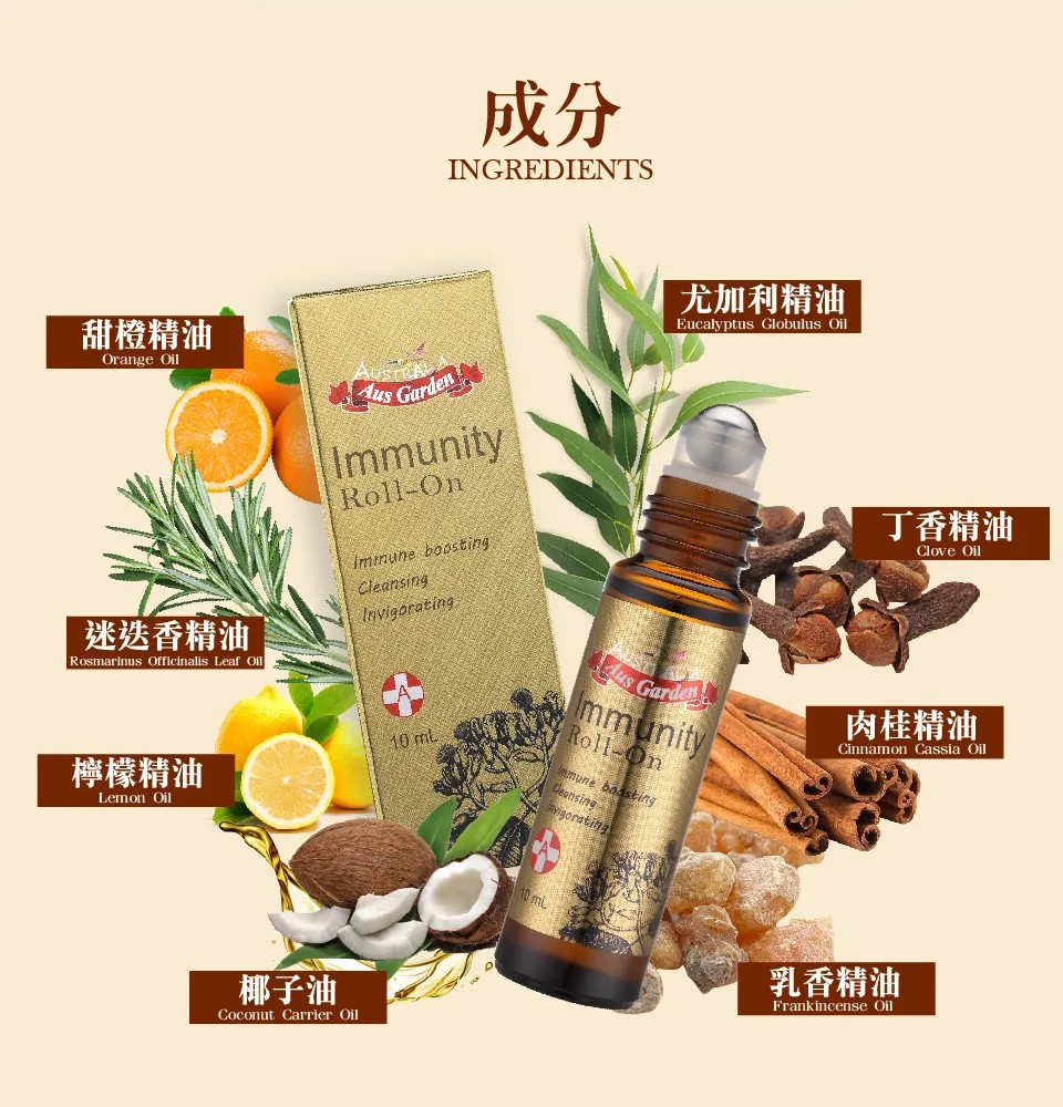【澳維花園Aus Garden】隨身救援健康精油滾珠 10ml 圖 5