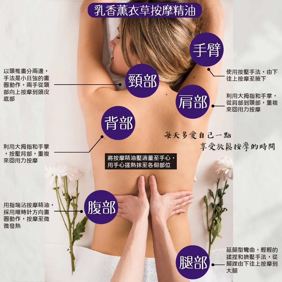 【澳維花園Aus Garden】乳香薰衣草按摩精油 155ml 圖 6