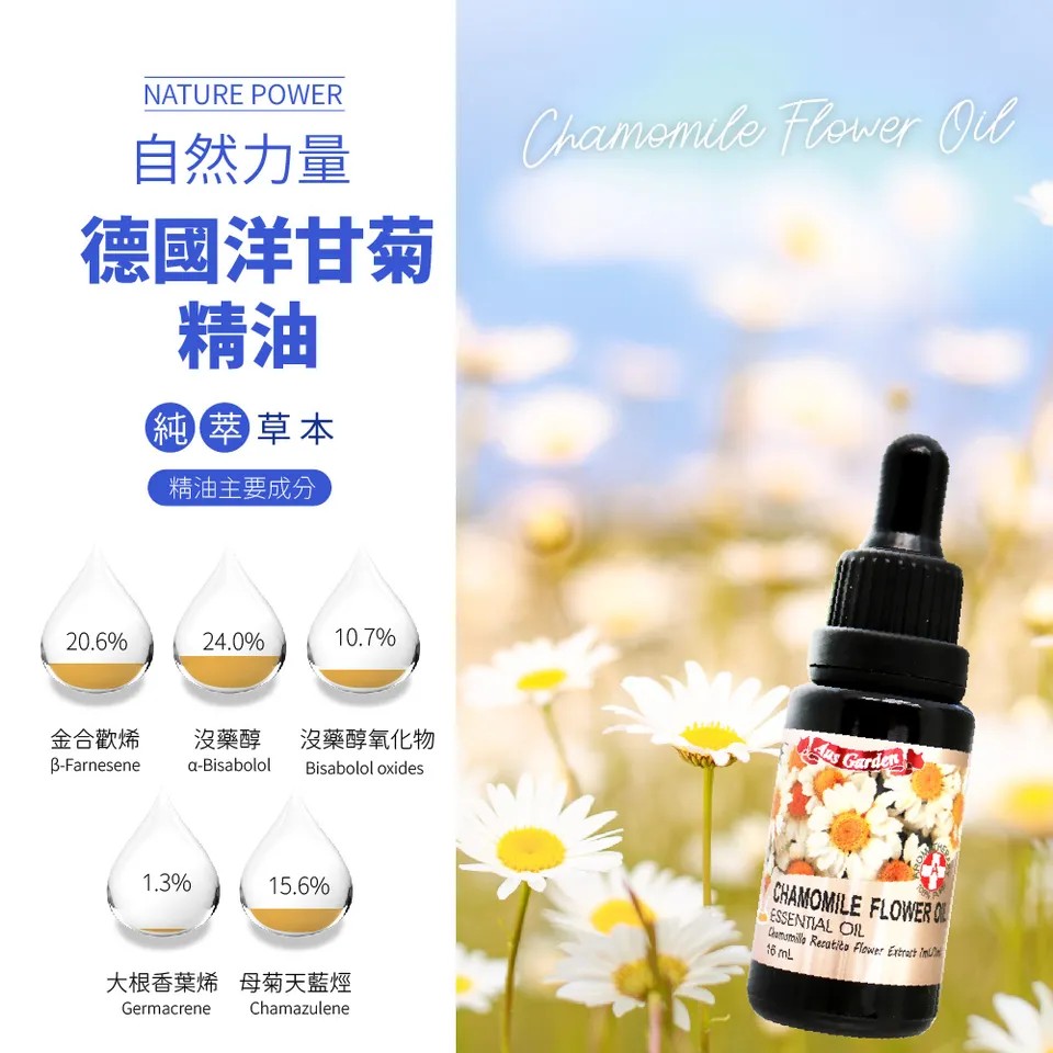 【澳維花園Aus Garden】德國洋甘菊精油 16ml 圖 5