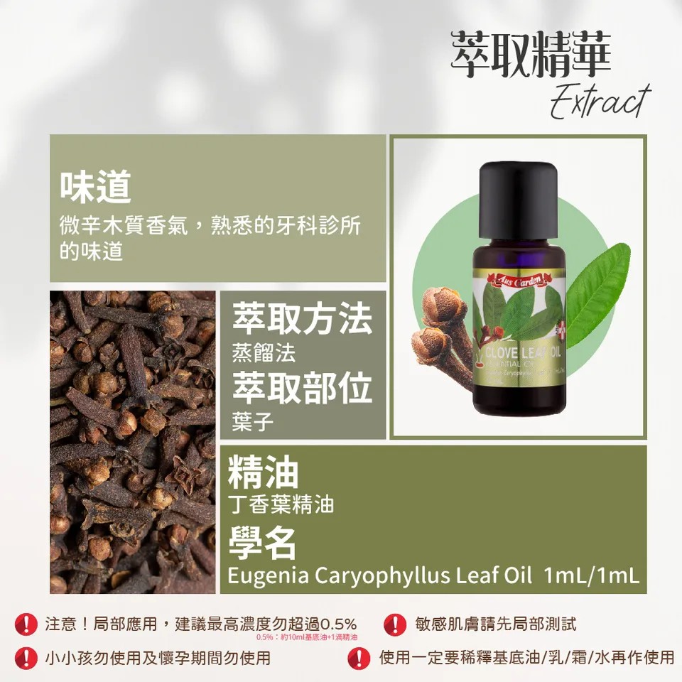 【澳維花園Aus Garden】丁香葉精油 16ml 圖 6