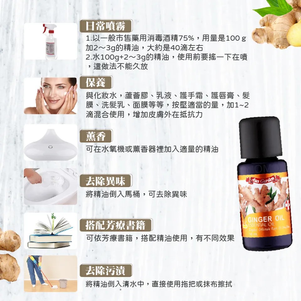 【澳維花園Aus Garden】薑精油 16ml 圖 11