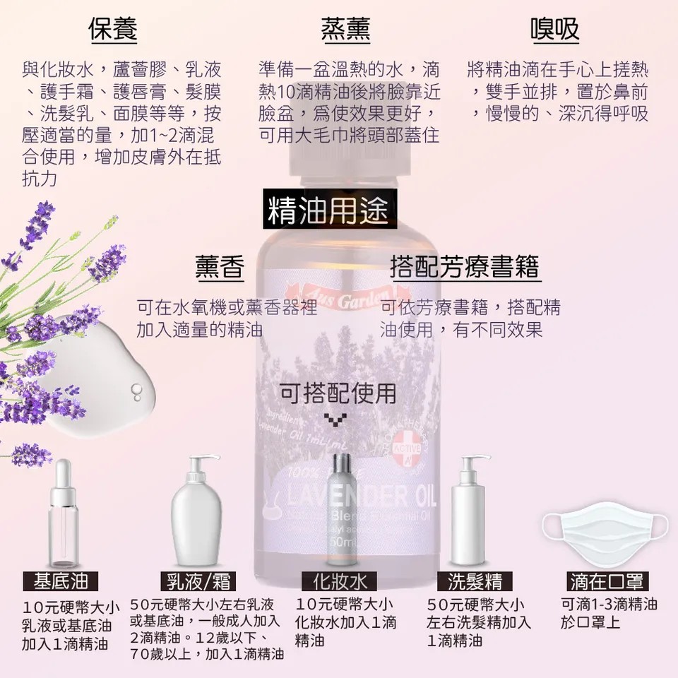 【澳維花園Aus Garden】經典薰衣草精油50ml 圖 11