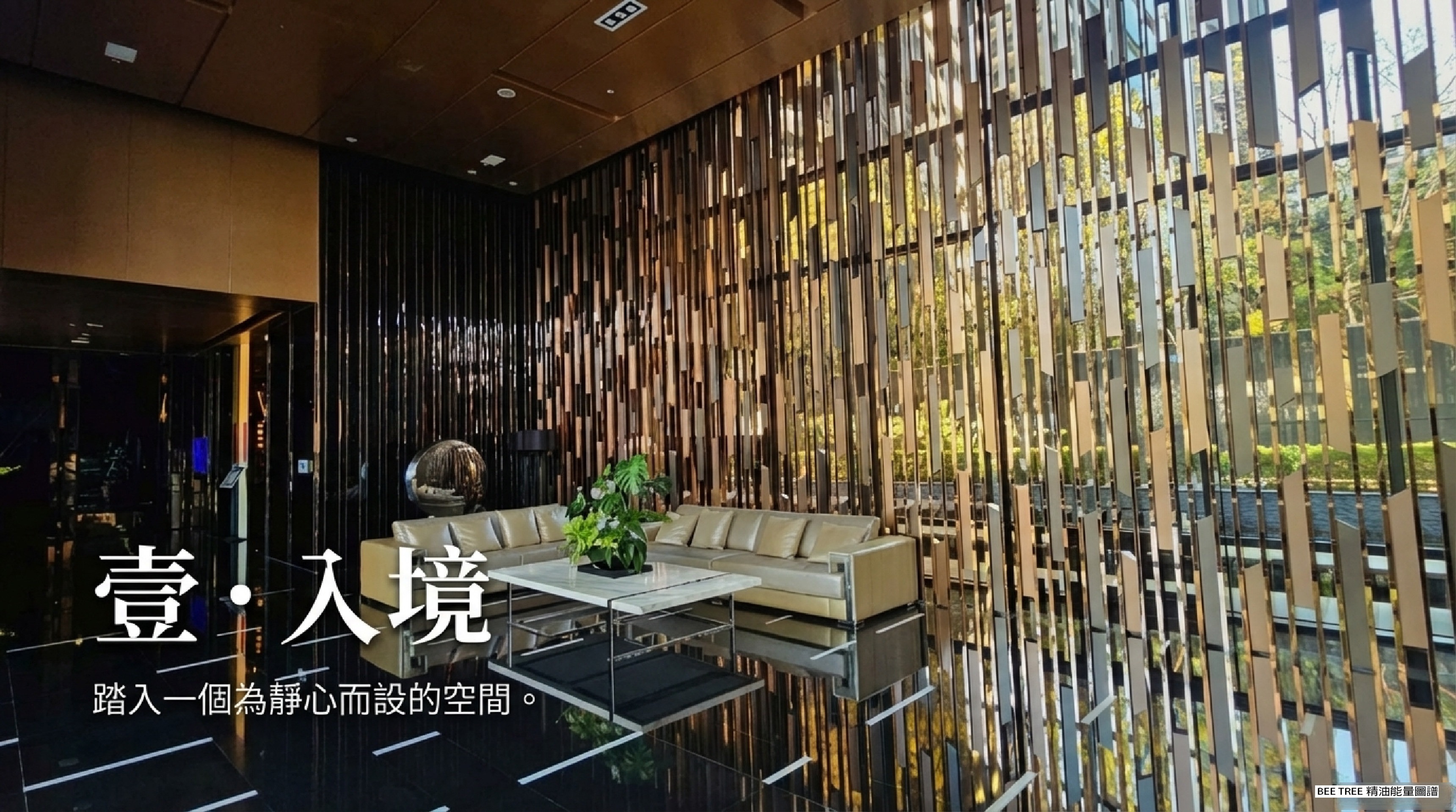 壹・入境：踏入一個為靜心而設的空間 — 金屬線條 × 自然光 × 植栽