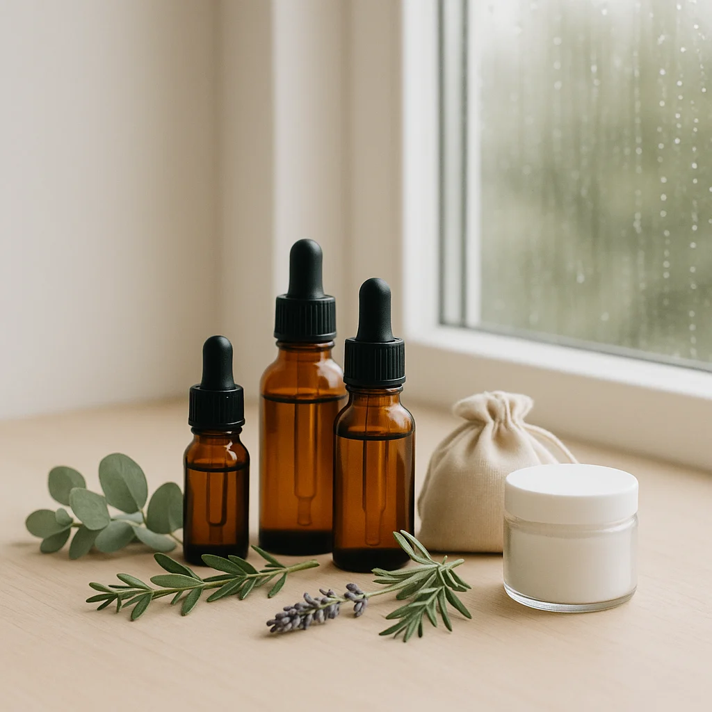 🌧️ 梅雨季防霉全攻略|大雨淹水消毒、去霉味密技,芳療師教你 4 款精油打造乾爽日常!|芳療生活儀式