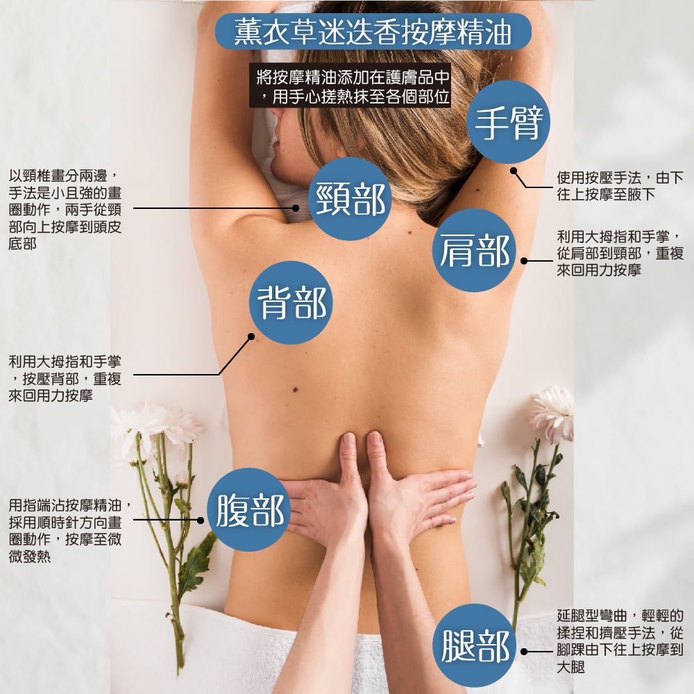 【澳維花園Aus Garden】薰衣草迷迭香按摩精油 155ml 圖 8