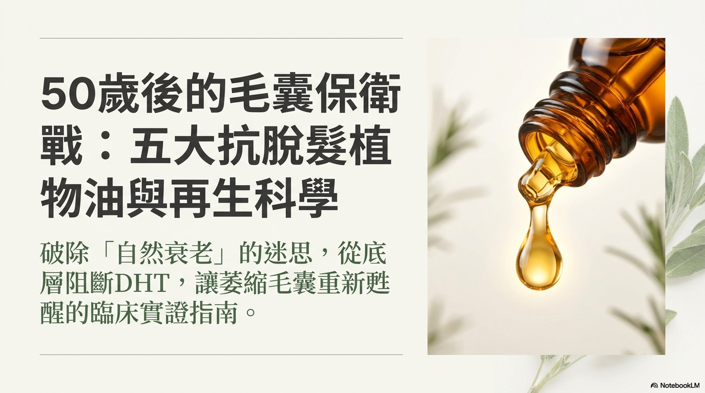 50 歲後的毛囊保衛戰：五大抗脫髮植物油與再生科學