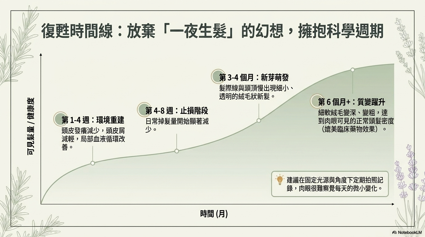 復甦時間線：放棄「一夜生髮」的幻想，擁抱科學週期