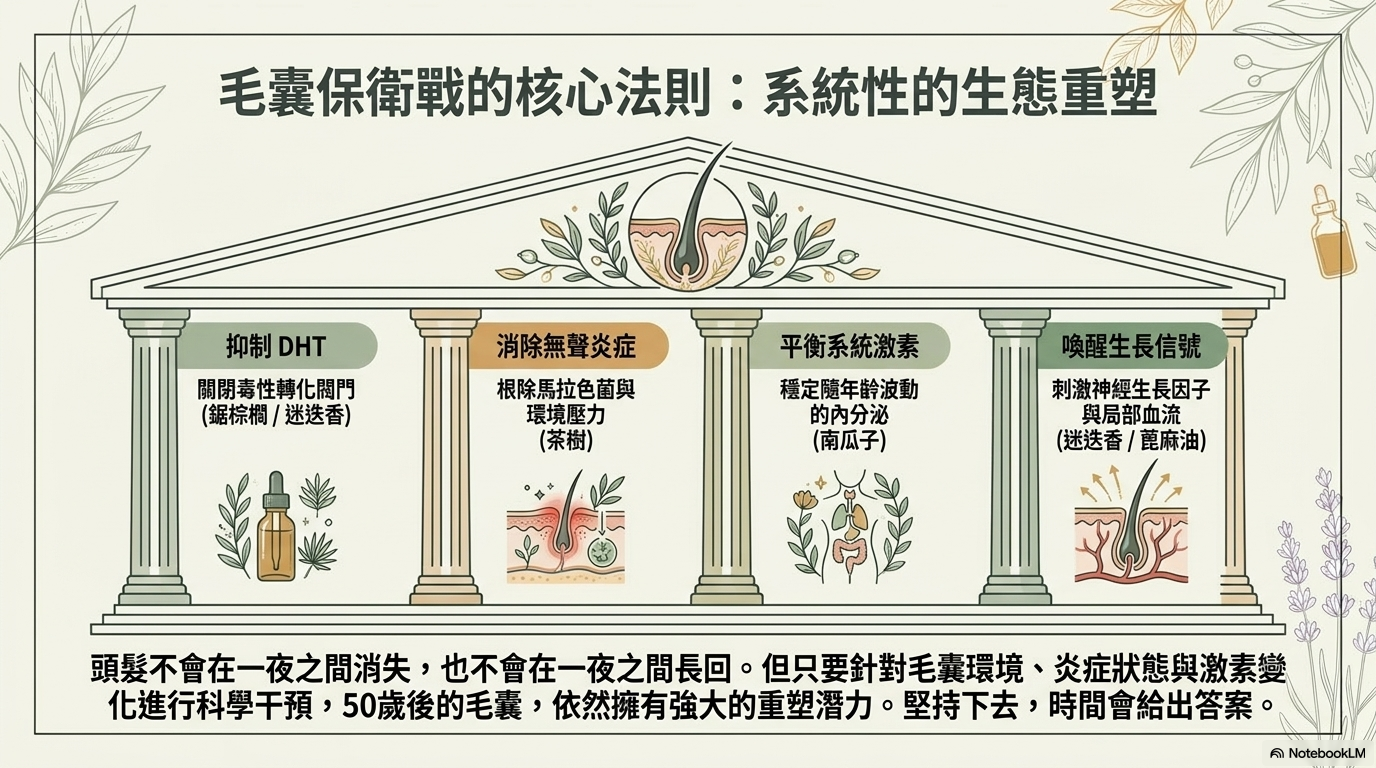 毛囊保衛戰的核心法則：系統性的生態重塑