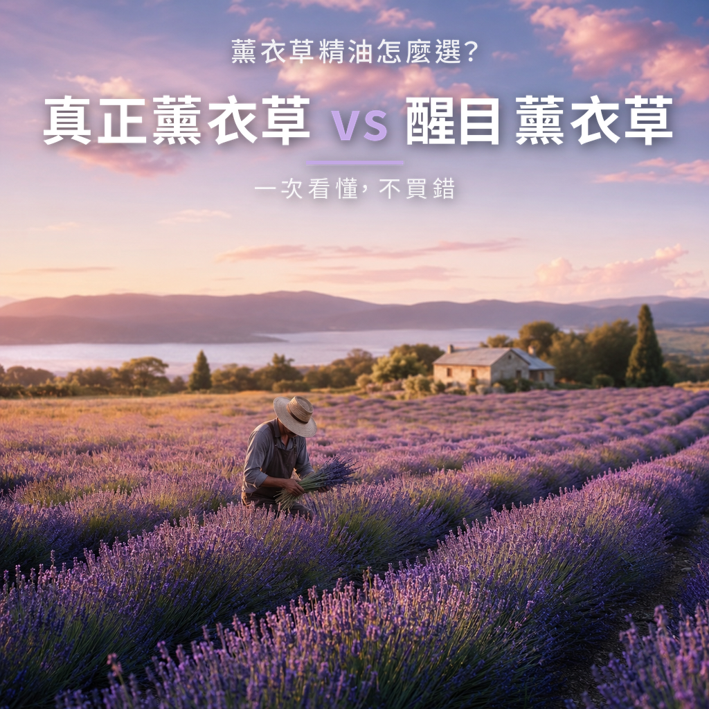 薰衣草精油怎麼選？真正薰衣草 vs 醒目薰衣草，一次看懂｜精油百科｜澳思萊芳療筆記
