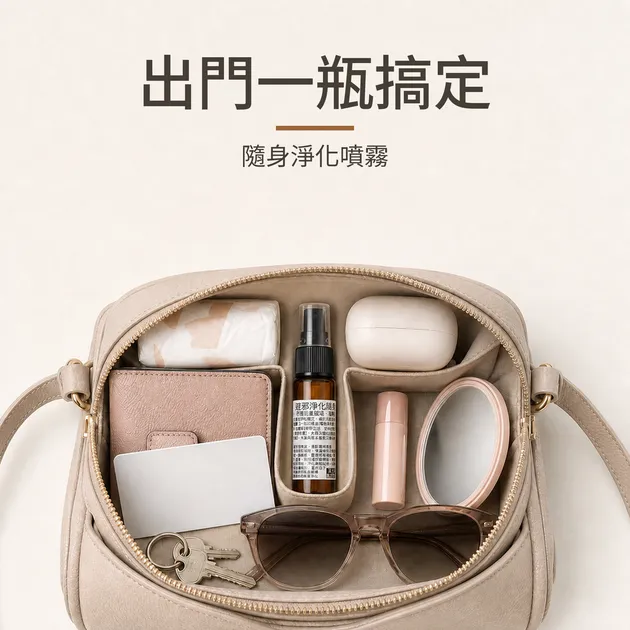 精油淨化隨身噴霧：出差、看屋、陌生場合的隱形防護罩｜芳療生活儀式｜澳思萊芳療筆記